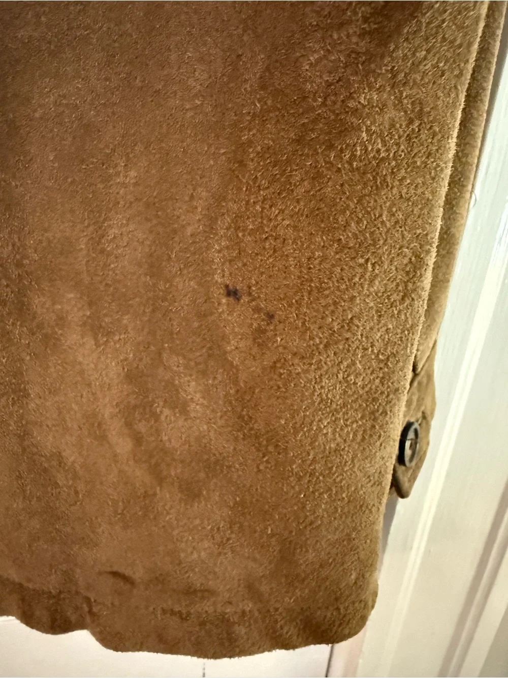 Men's Tan Suede Shirt Jacket by Solitude